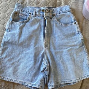 Vintage high waisted jean shorts